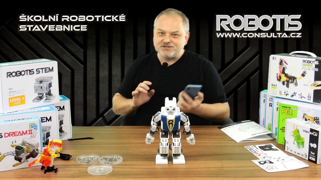 Stavebnice humanoidního robota ROBOTIS MINI