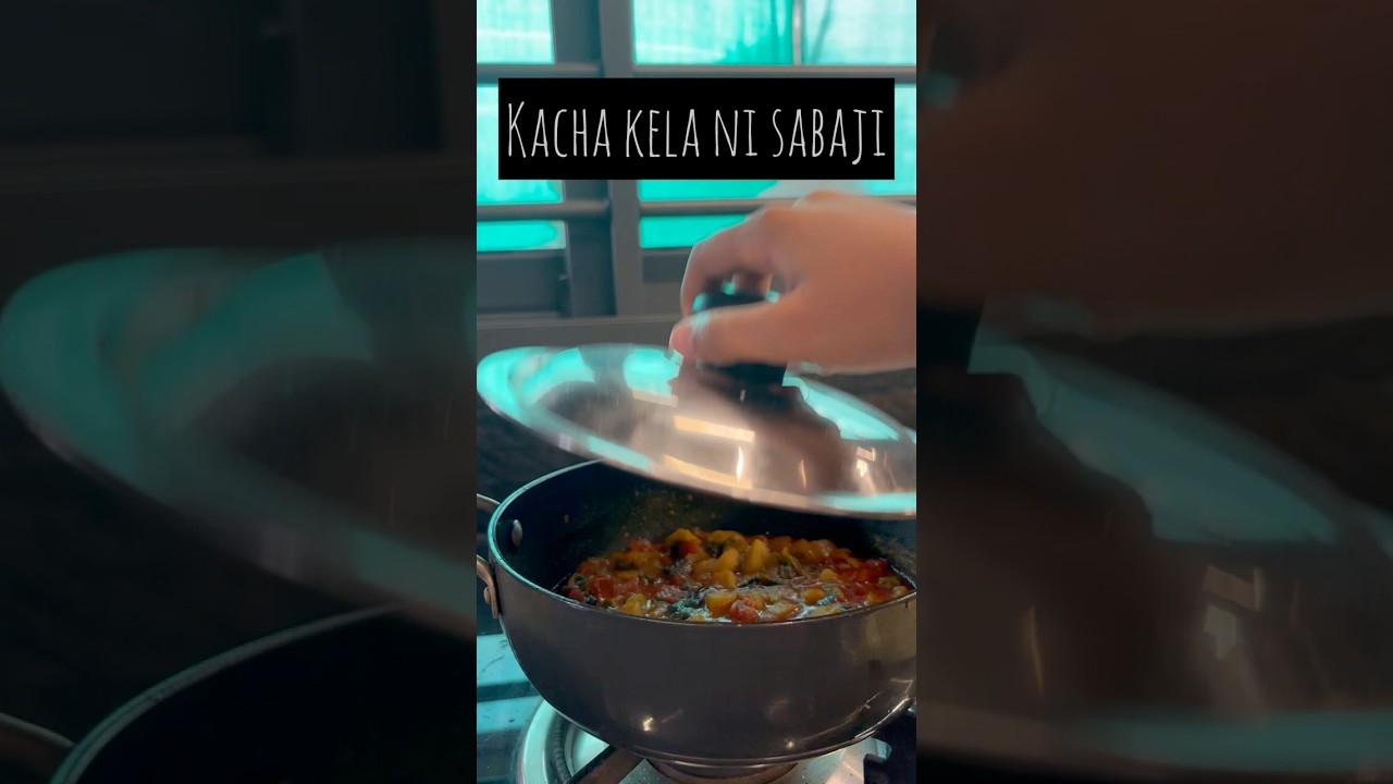 Simple & Tasty Kacha Kela nu Shaak | Jain Banana Recipe #recipe