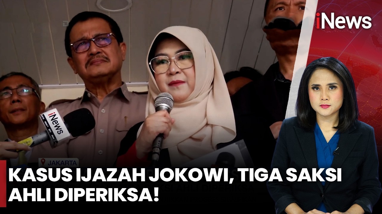 Penyidikan Kasus Ijazah Jokowi, Tiga Ahli Diperiksa sebagai Saksi Meringankan | iNews Siang 12/2