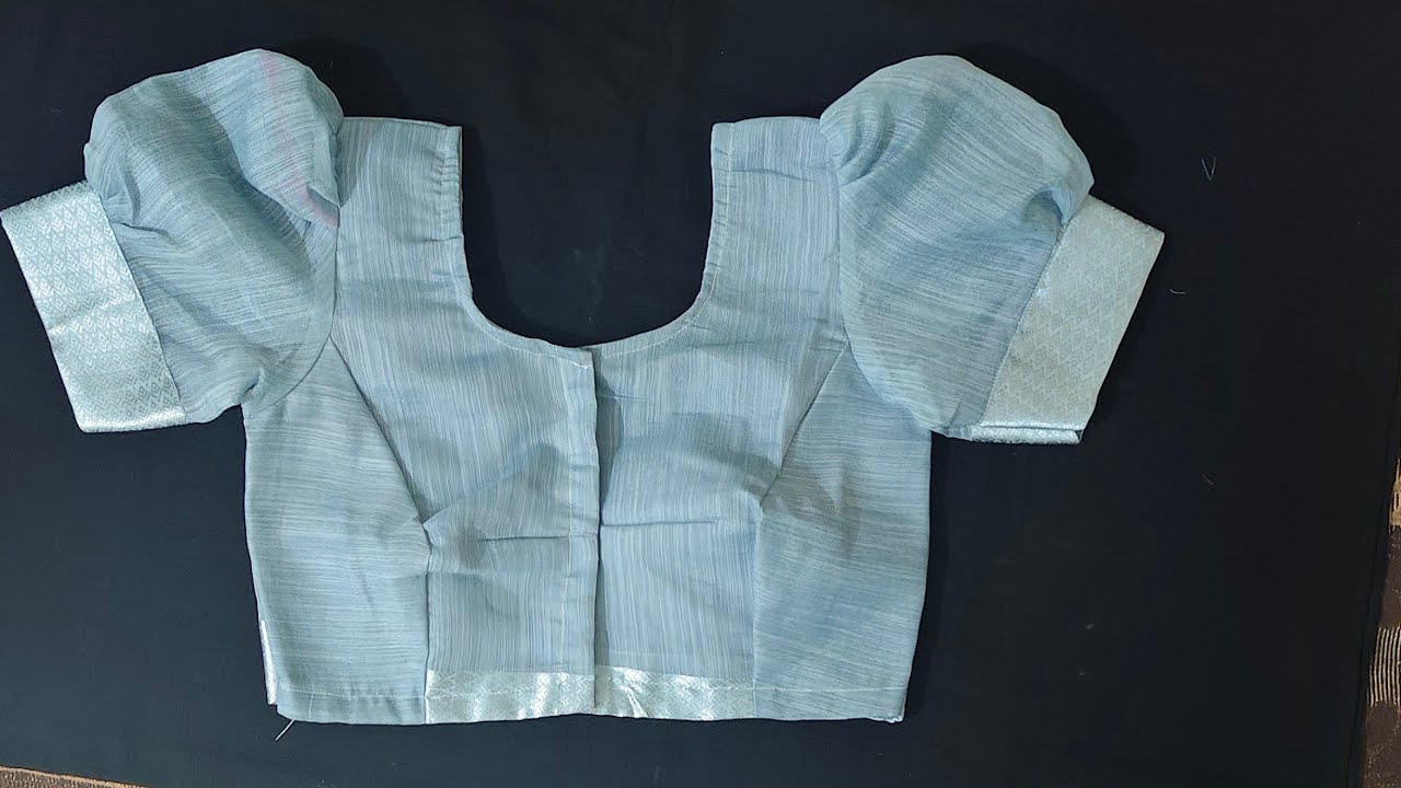 Puff Sleeve  बनवण्याची सोपी पद्धत//New Puff sleeve Cutting and stitching//#sewing #slevesdesign 