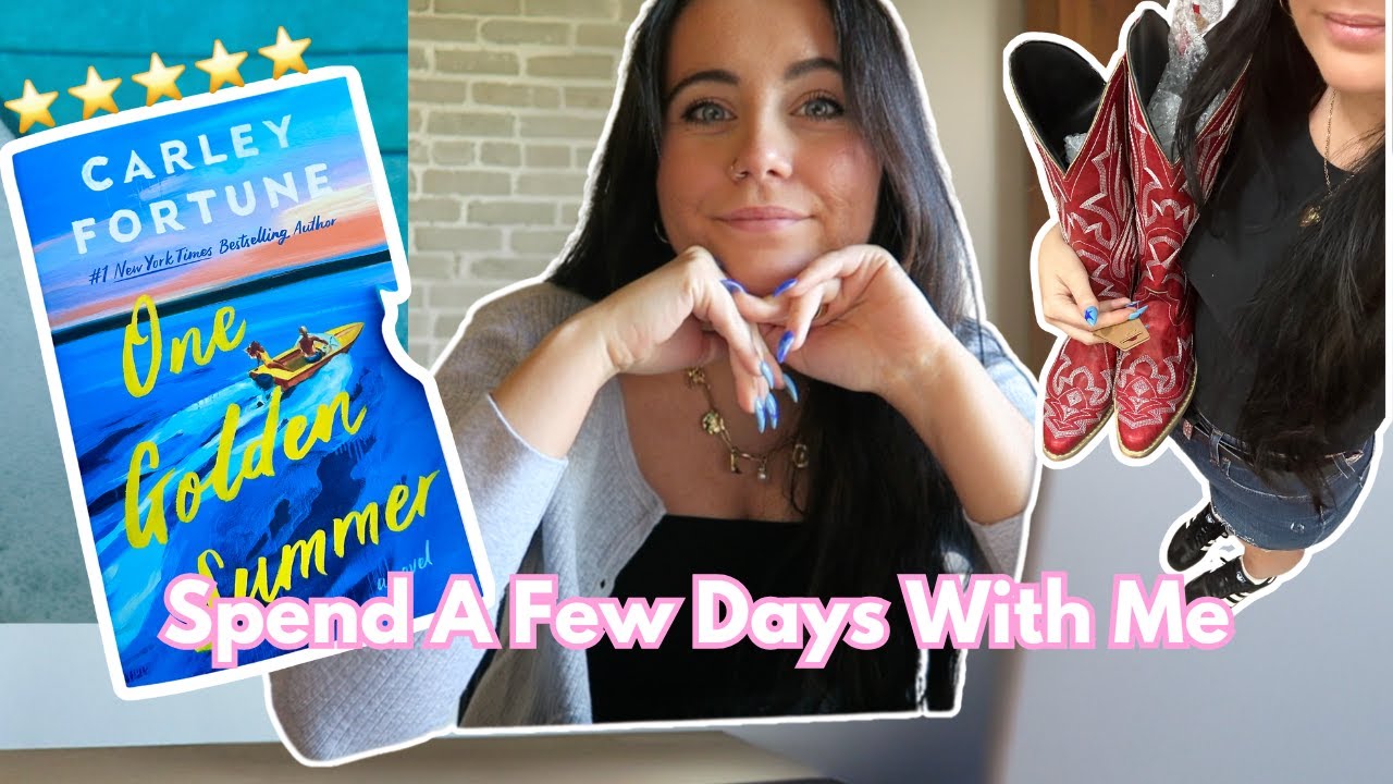 vlogging like we're on facetime 💗 | few days in my life - thrift haul & 5 star read ⭐️