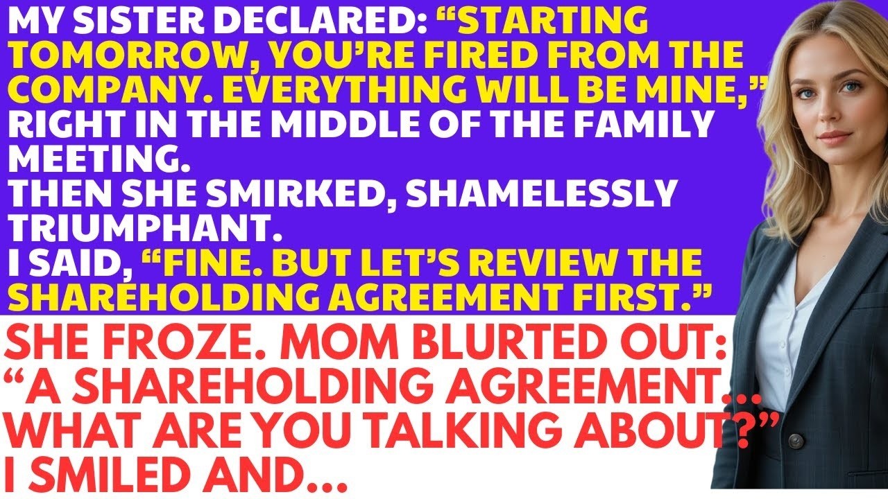 My Sister Fired Me at Dad’s Funeral… 72 Hours Later, I Owned the Entire Company