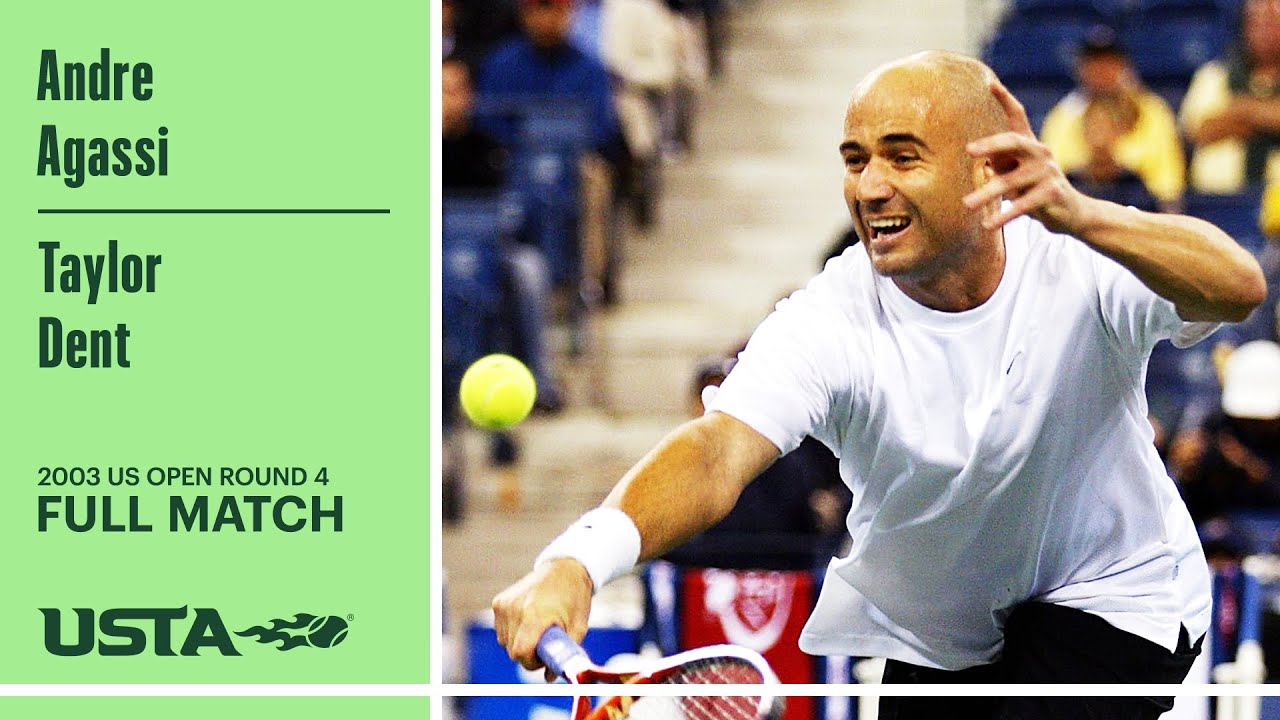 Andre Agassi vs. Tahlor Dent Full Match | 2003 US Open Round 4