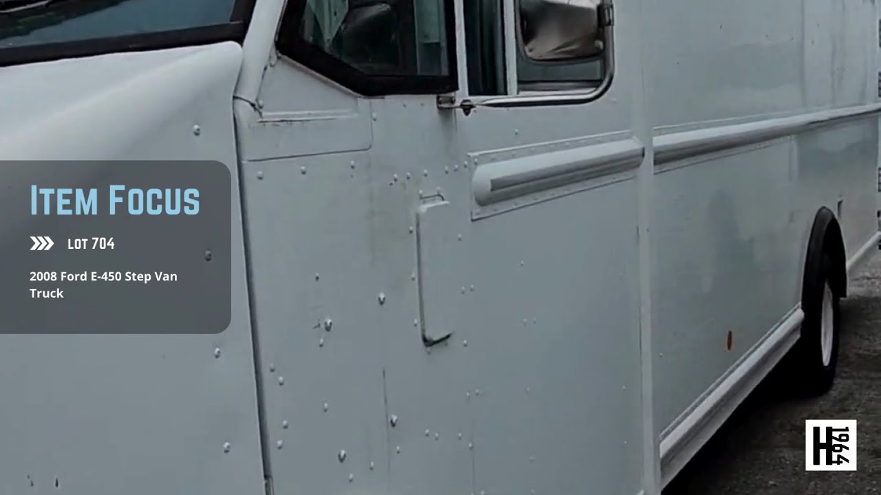 Fleet Liquidation Auction! Bid on Lot 704- 2008 Ford E-450 Step Van Truck!