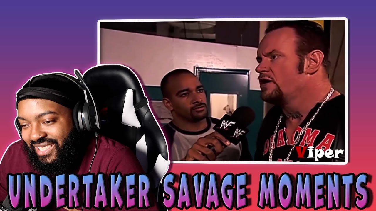 WWE Undertaker Most Savage Moments (Reaction)