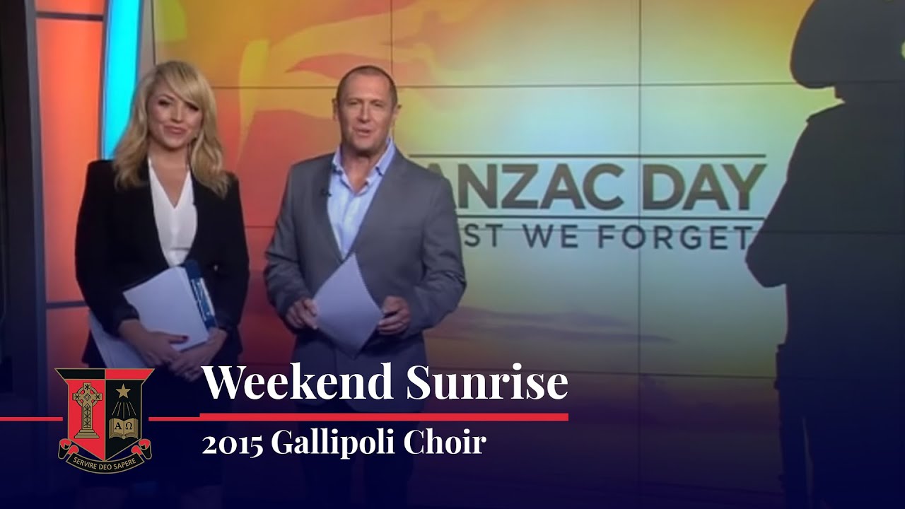 2015 Gallipoli Choir Ch 7 Weekend Sunrise