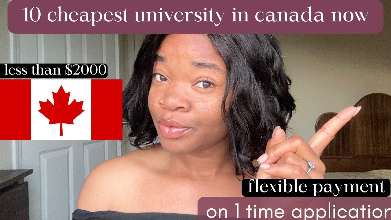TOP 10 Cheapest Universities for Master Programs in Canada | Includes Scholarships + SOWP Eligible