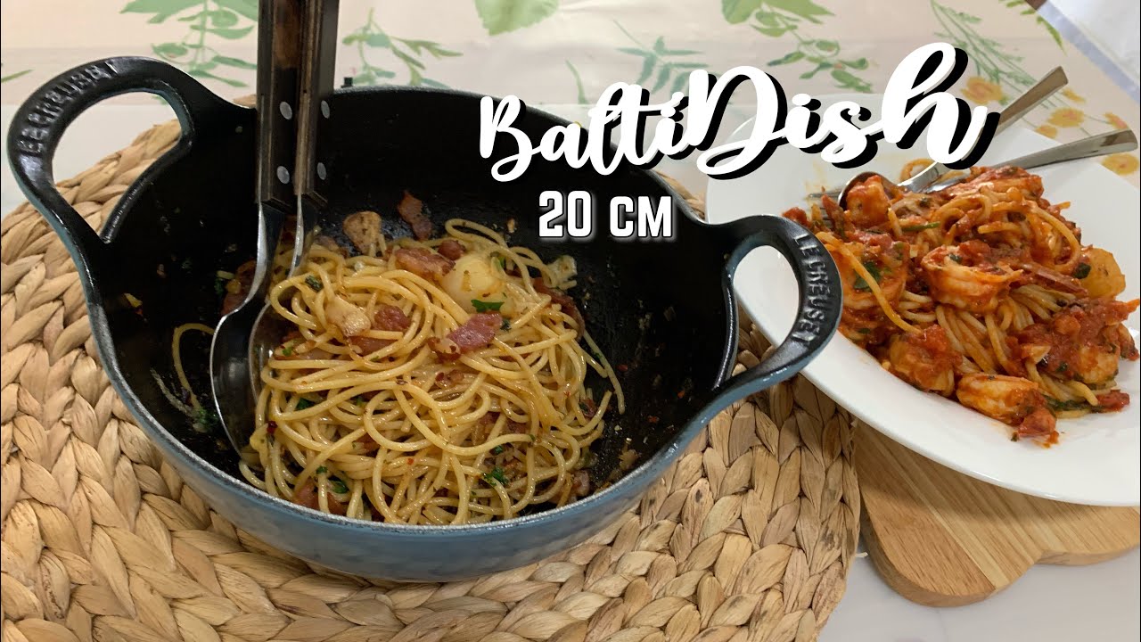 🧡LE CREUSET #BaltiDish 20cm & my Spaghetti lunch🍝
