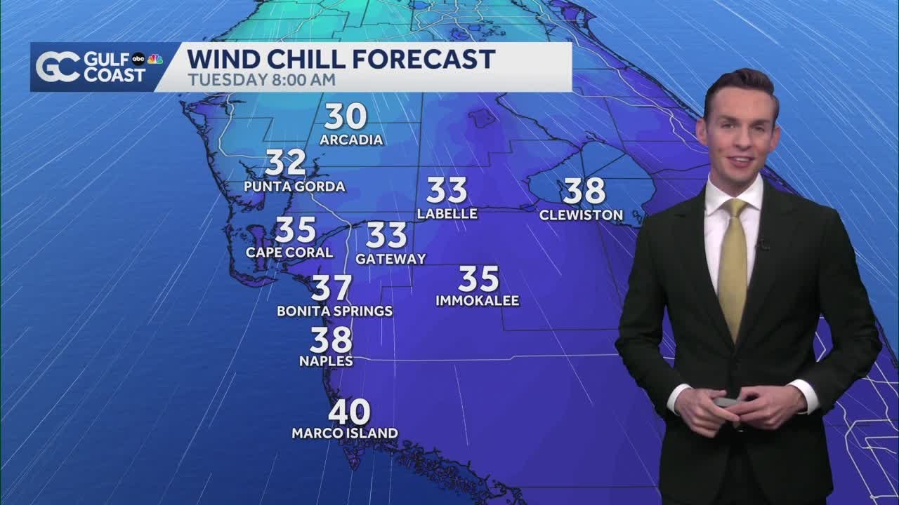 Winter strikes back; cold air here to stay across SWFL