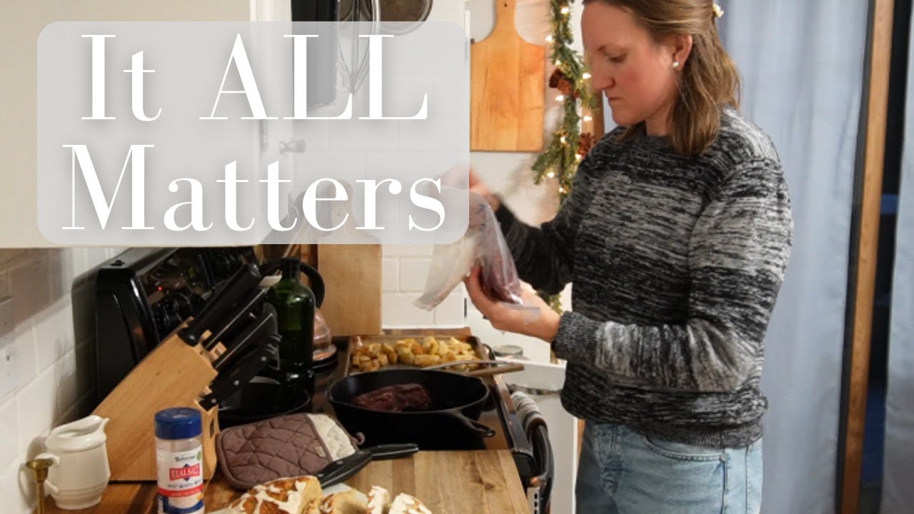 All the little things we do as homemakers | Winter day of homemaking