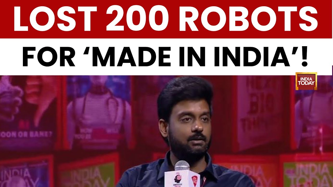 Kishan Reddy Speaks about his journey at India Today Robotics & AI Conclave