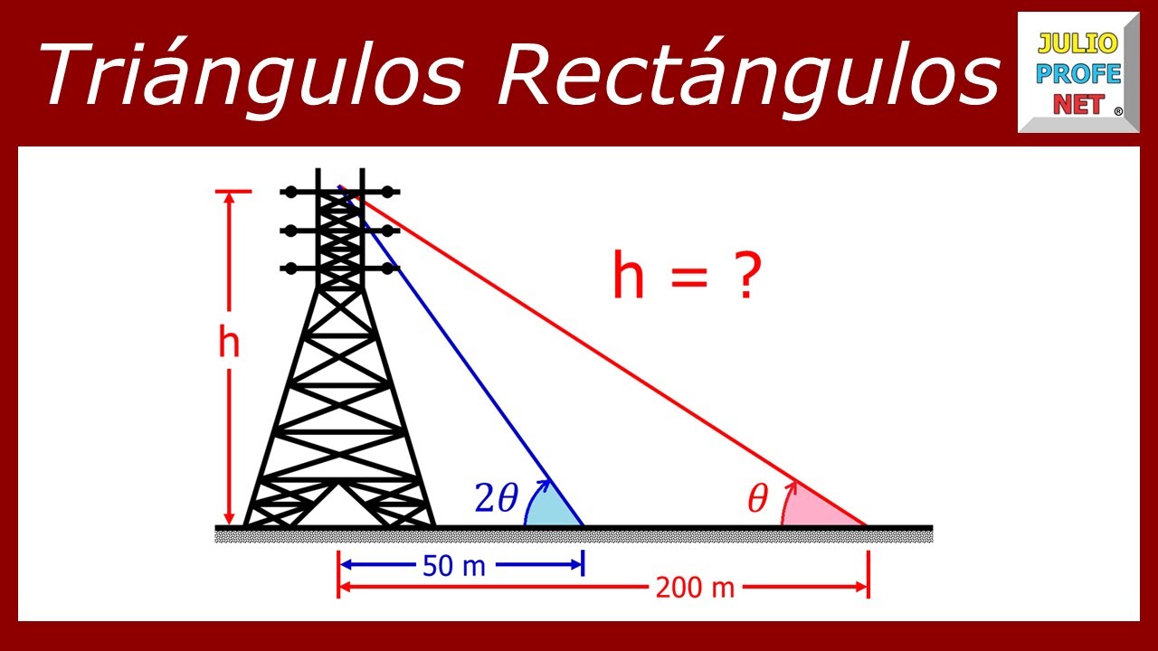 Problema 3 de TRIGONOMETRÍA EN TRIÁNGULOS RECTÁNGULOS
