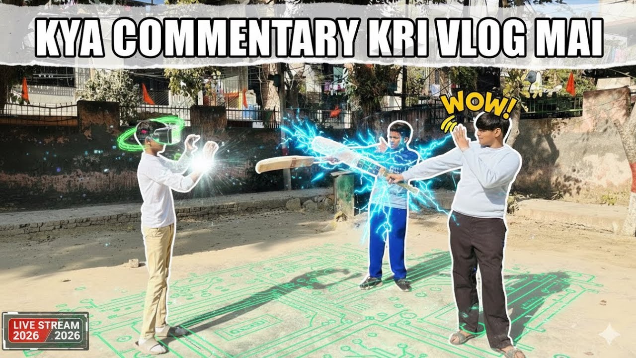  ADI NE KRI COMMENTRY VLOG MAI 😍 || FULL FUN 🤩 VLOG                                   VLOGGER HARSH 