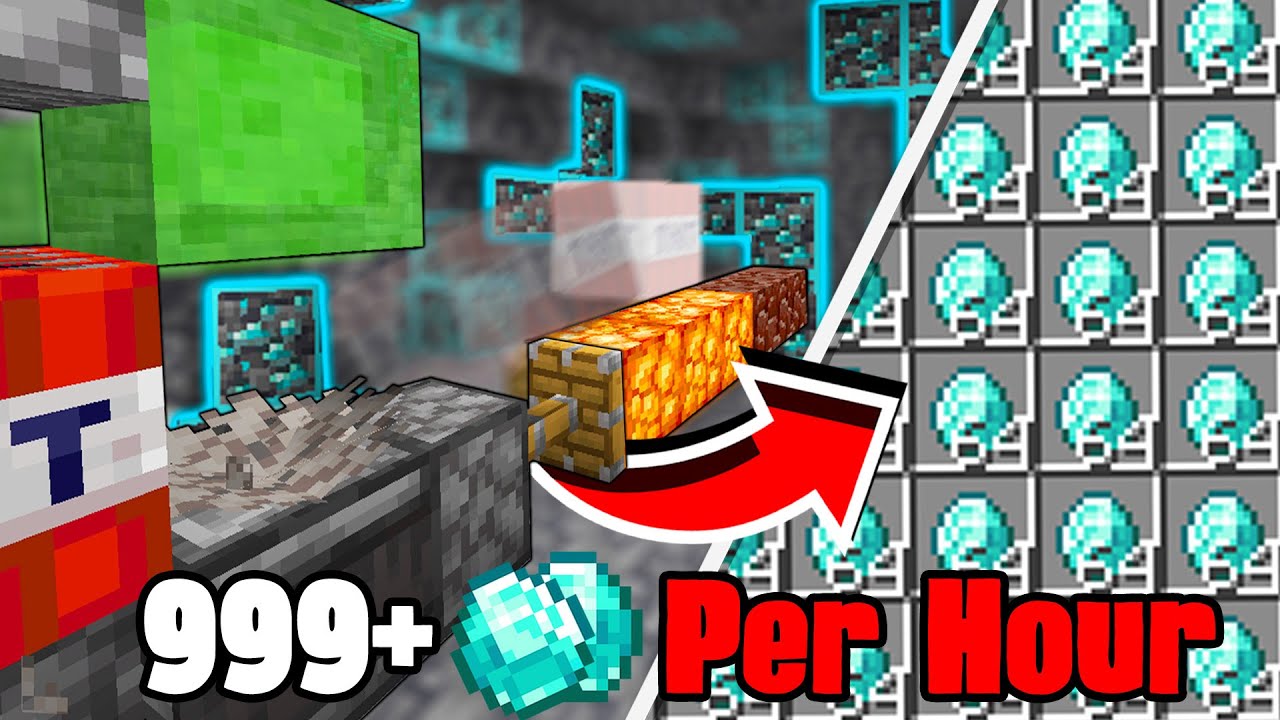 Как построить лучшую алмазную ферму в Minecraft 1.21+ | Java Edition