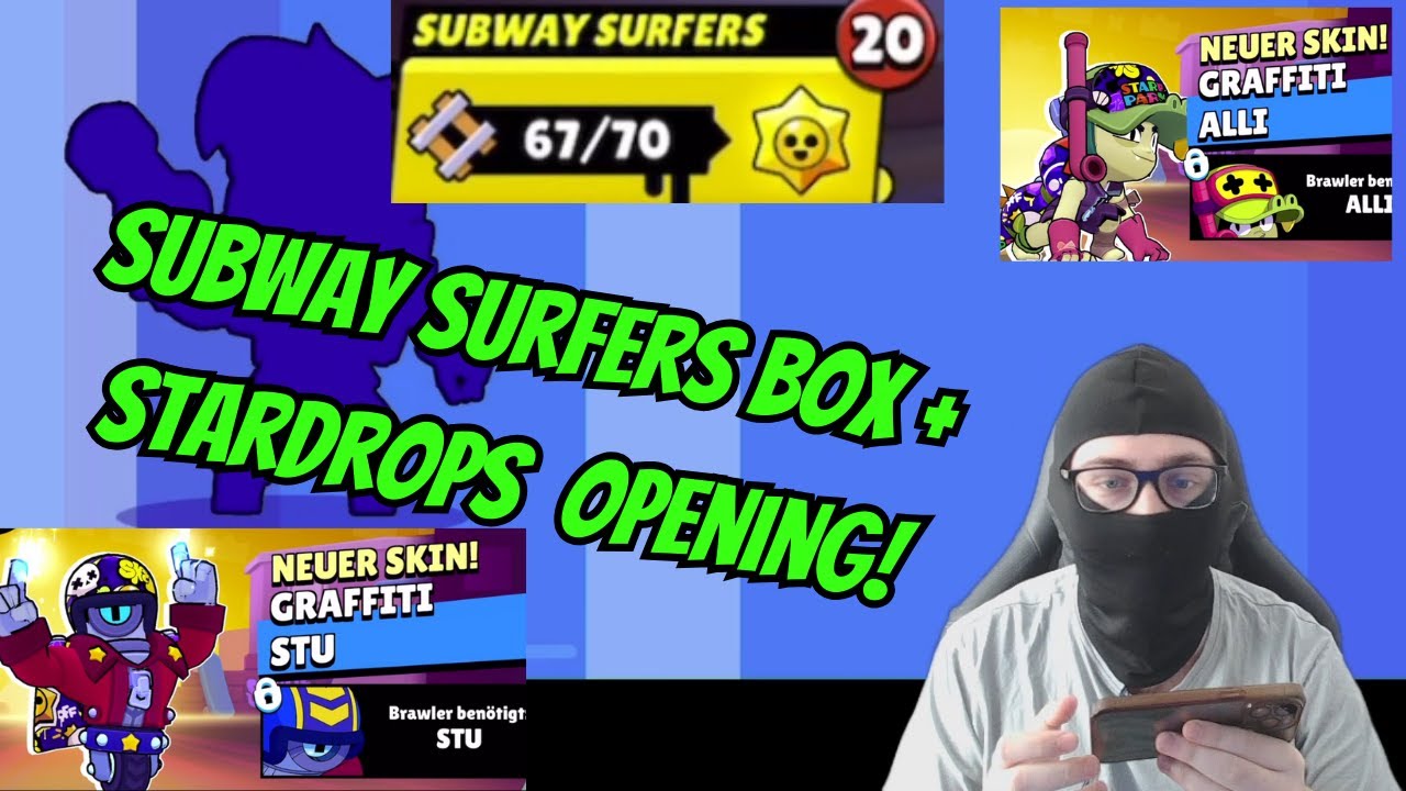 😍😱 3 KRANKE NEUE SKINS?! - Subway Sufers Box OPENING  in Brawl Stars 