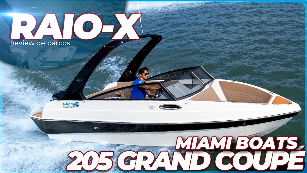 MIAMI 205 GRAND COUP&Eacute; - LAN&Ccedil;AMENTO DO ESTALEIRO MIAMI BOATS | Raio-X - Bombarco