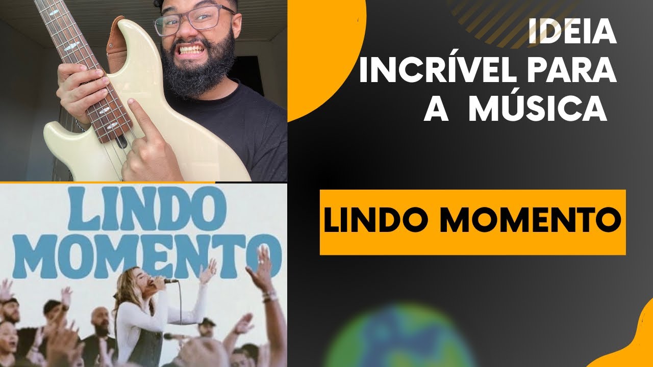 Ideia bem interessante/ música Lindo Momento/ baixo/ frases no baixo/worship