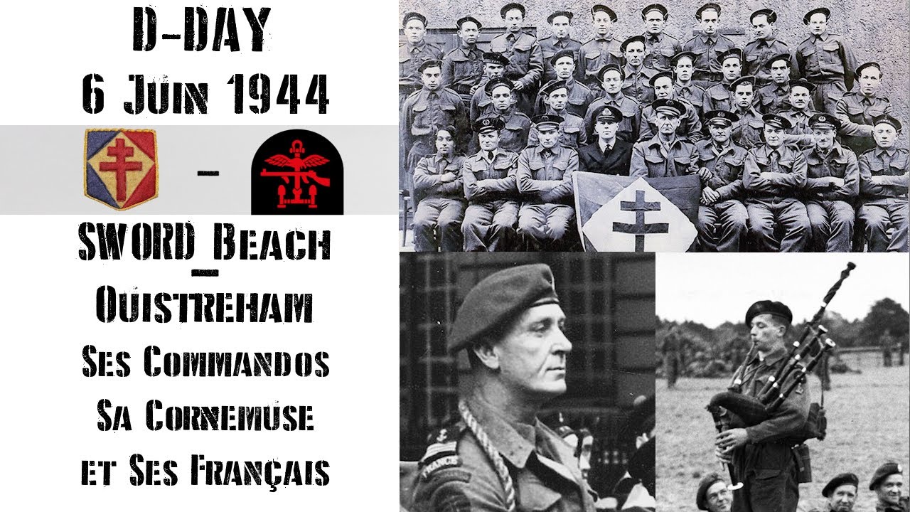 SWORD Beach - Ouistreham, Ses Commandos, Sa Cornemuse, Ses Fran&ccedil;ais - (SANS IA)