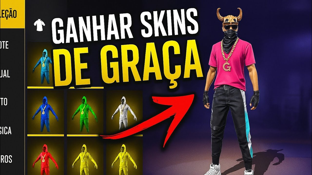 Como Ganhar Skins gr&aacute;tis No Free Fire