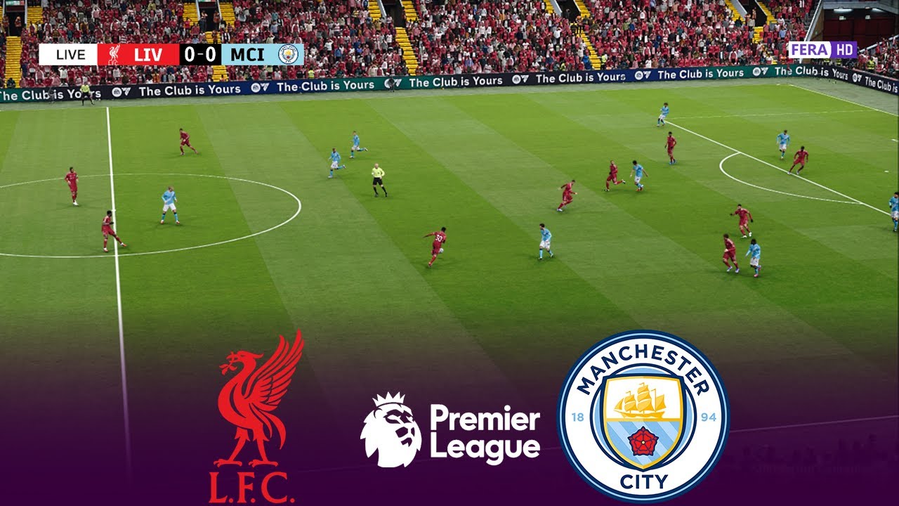 LIVERPOOL vs MANCHESTER CITY Live | Premier League | 08 February 2026 | Simulation PES 2021 Gameplay