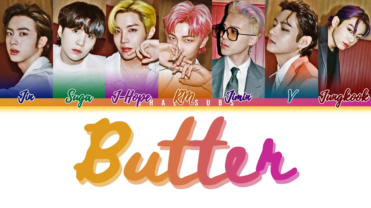 BTS (방탄소년단) – Butter - Deutsch | Ger Sub | German Color Code Lyrics [Eng/Ger]