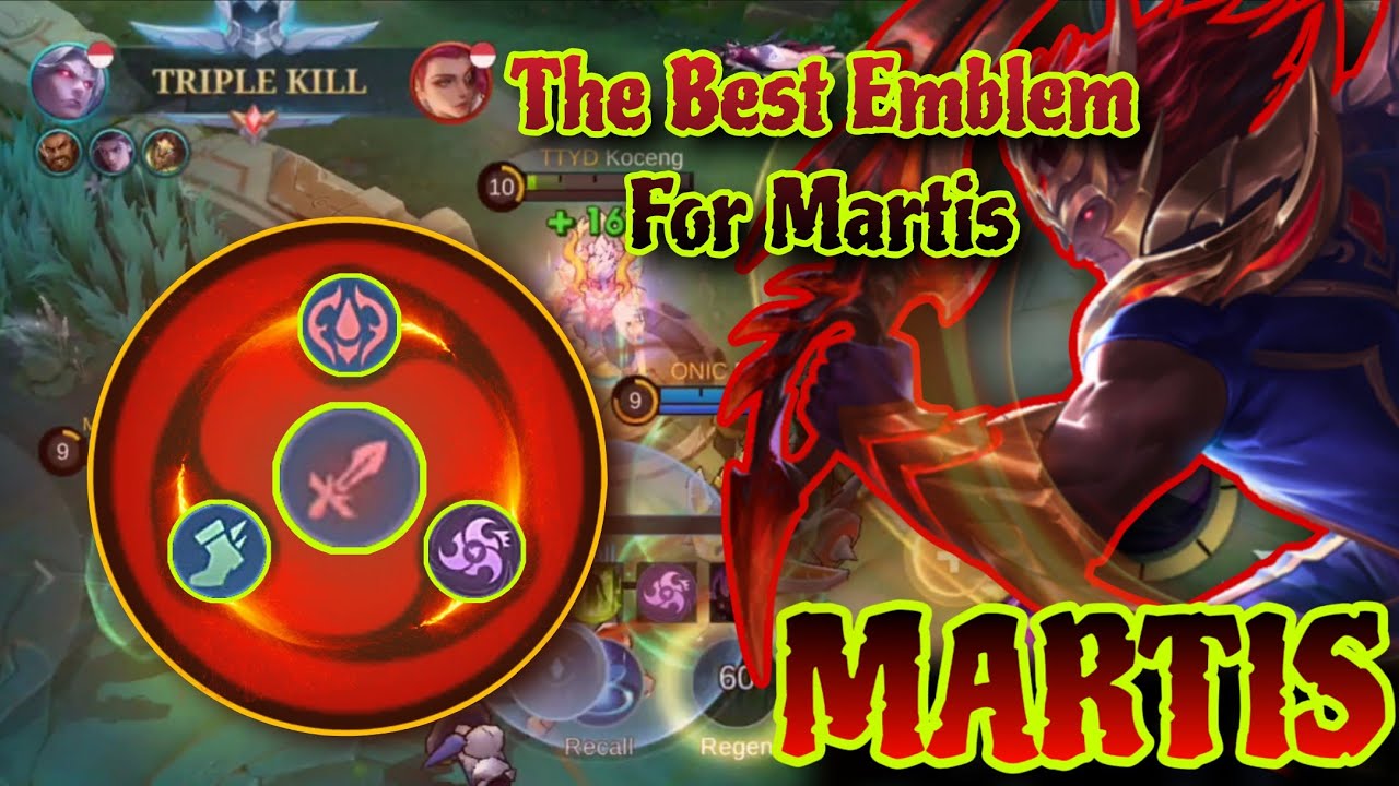 [Full Gameplay] The Best Emblem and Build for Martis | Mobile Legends 