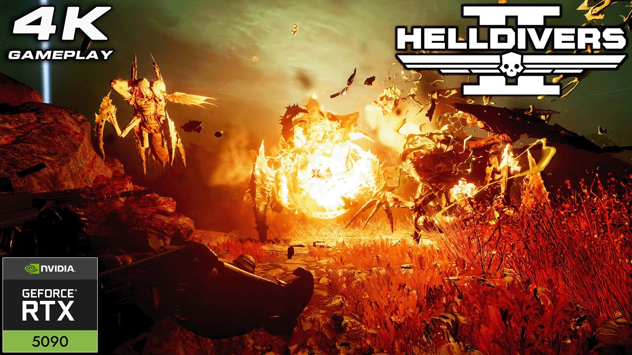 Helldivers 2: 4K Gameplay No Commentary ULTRA Settings | RTX 5090 P1148