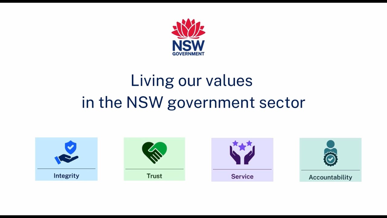 Living our values in the NSW government sector