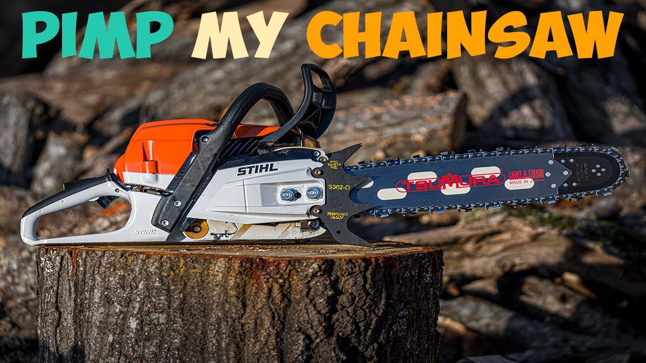 Модернизация STIHL MS 261CM | Прокачка бензопилы с шиной Tsumura Lite, цепью 3/8 дюйма и професси...