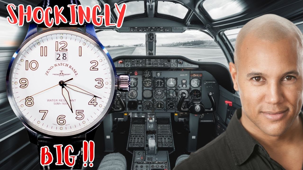 Zeno Watch Basel Flieger Watch| A PHENOMENALLY LARGE FLIEGER DESIGN