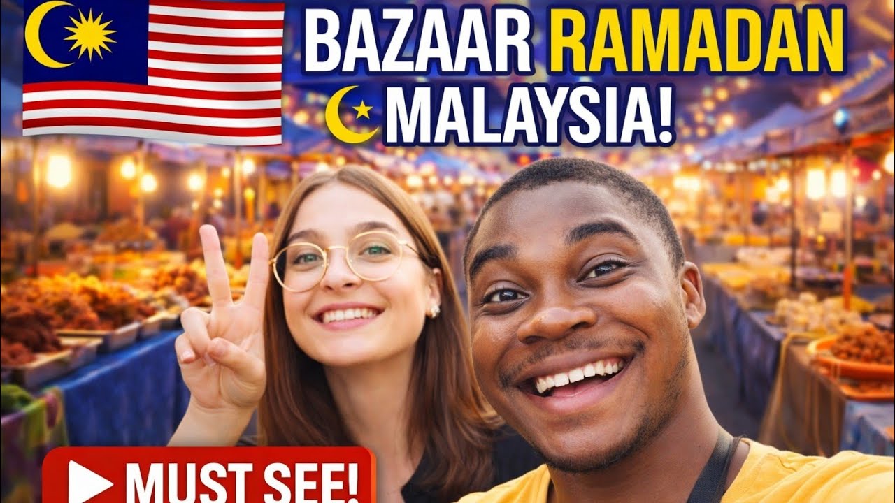 Рамаданский базар в Малайзии 🇲🇾… Это меня просто поразило! 🤯