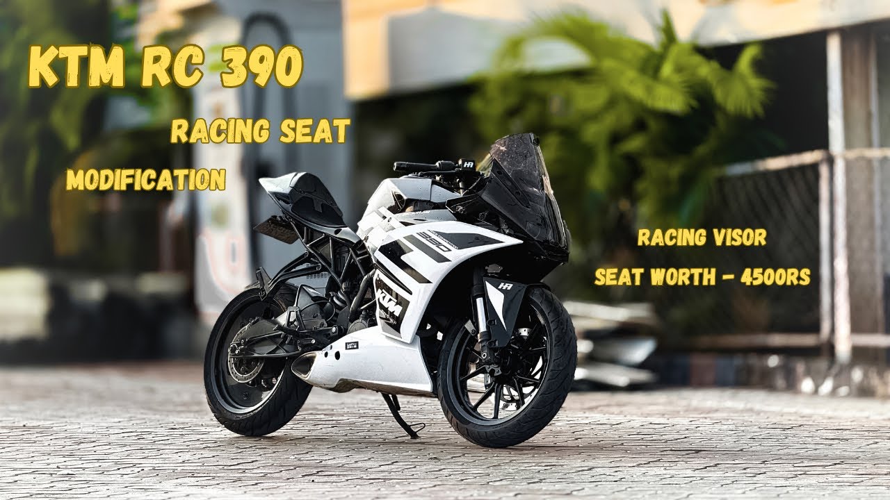 KTM RC 390 🚀|| RACING SEAT MODIFICATION💥 || RC RIDER HZB VLOGS