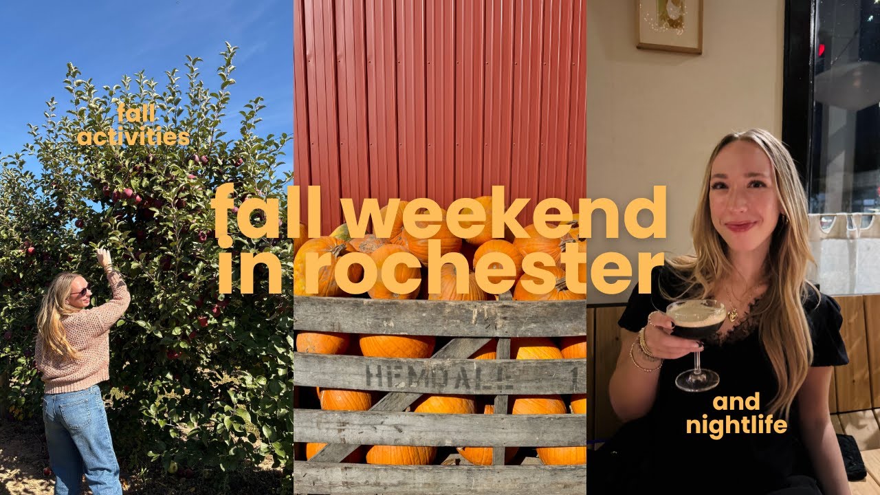Perfect Fall Weekend in Rochester, NY 🍎 | Apple Picking, Date Night & City Adventures