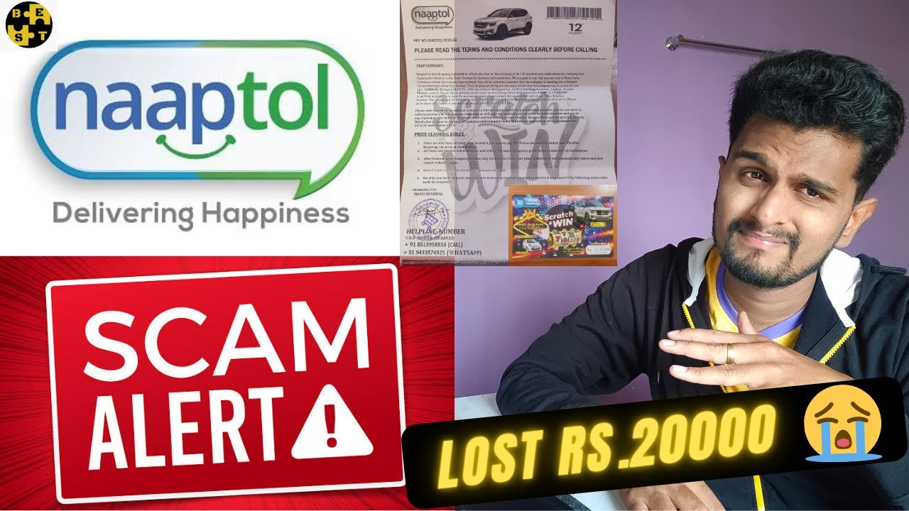 😭 NAAPTOL Scratch and Win - 100% SCAM - PROOF Inside | Total FRAUD | BEST