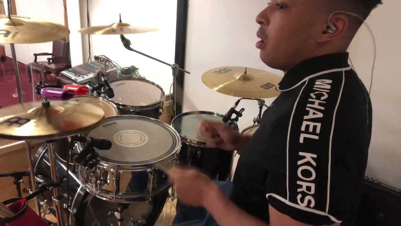 Caleb on drums🔥🥁- I will call upon the lord/ near the cross/he’ll give me rest￼