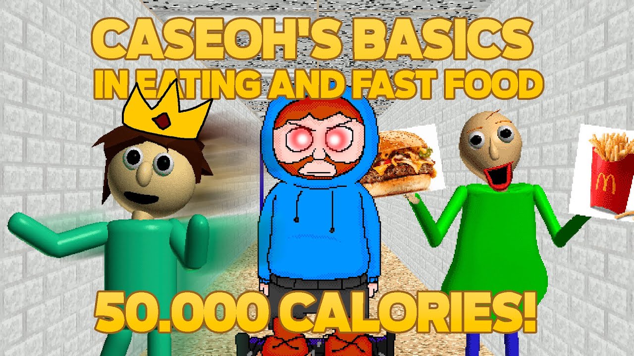Режим короля-студента! | Основы еды и фастфуда от CaseOh [мод Baldi's Basics]
