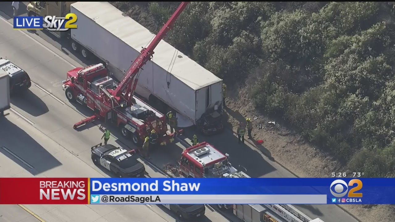 Double fatality on westbound 210 Freeway in Tujunga