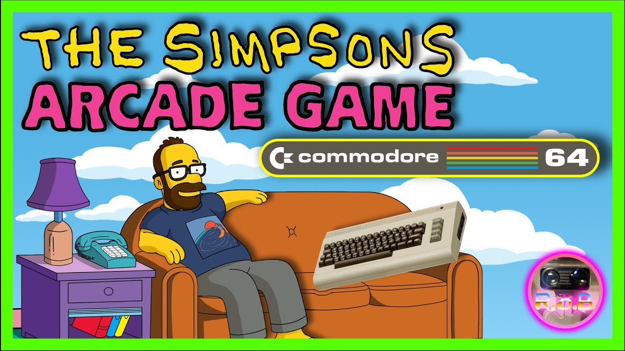 The Simpsons Arcade (1991) on the Commodore 64 is OUTSTANDING!