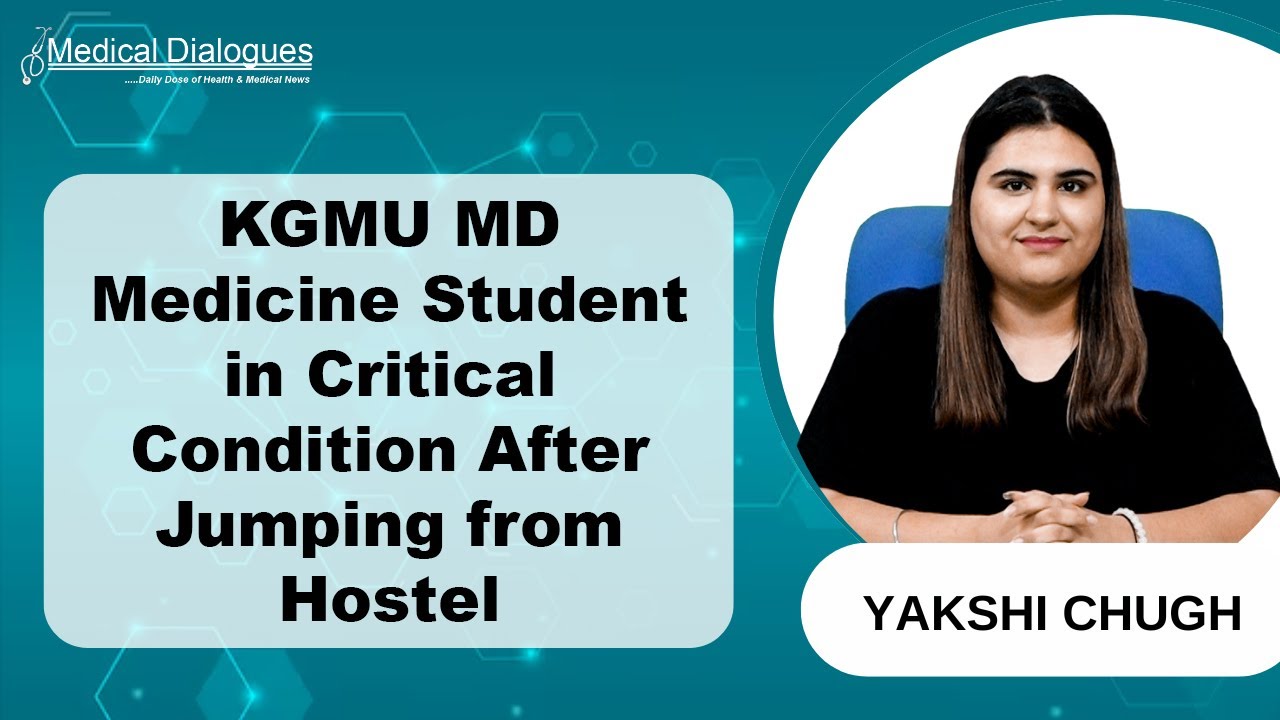 1st Year MD Medicine Student at KGMU in Critical Condition After Jumping from Hostel