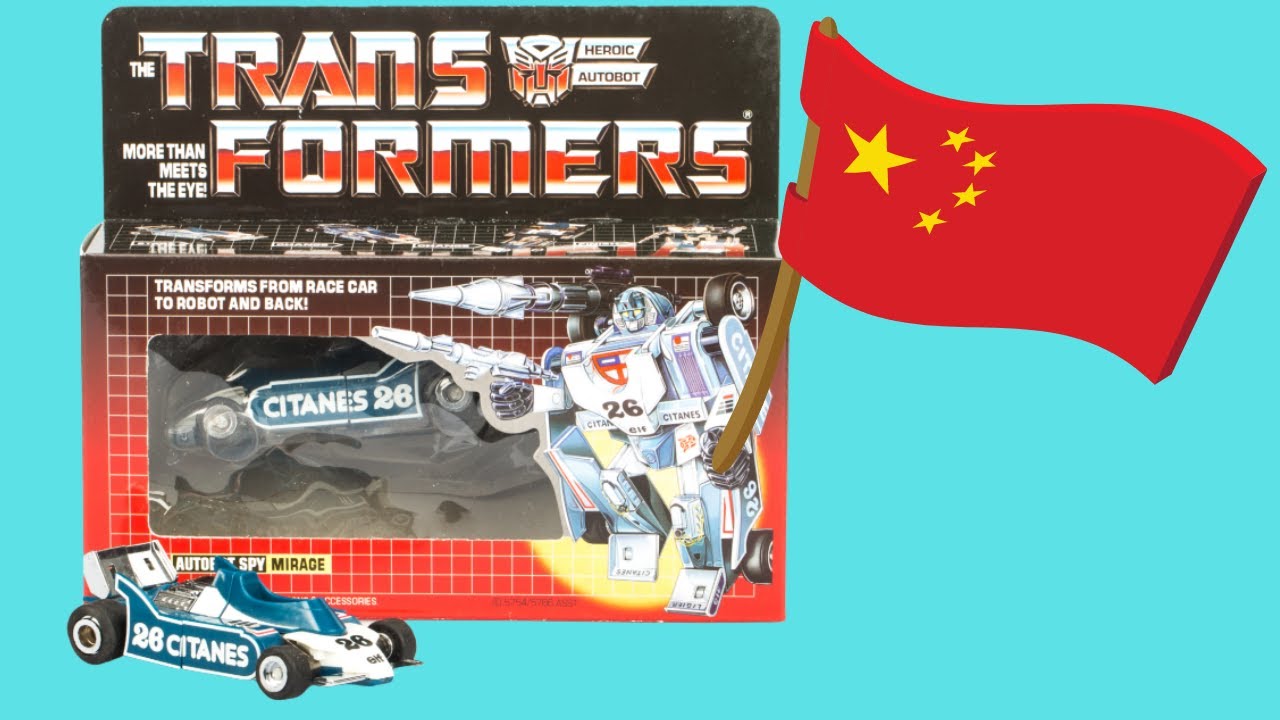 G1 TRANSFORMERS MIRAGE - CHINESE KNOCK OFF REVIEW
