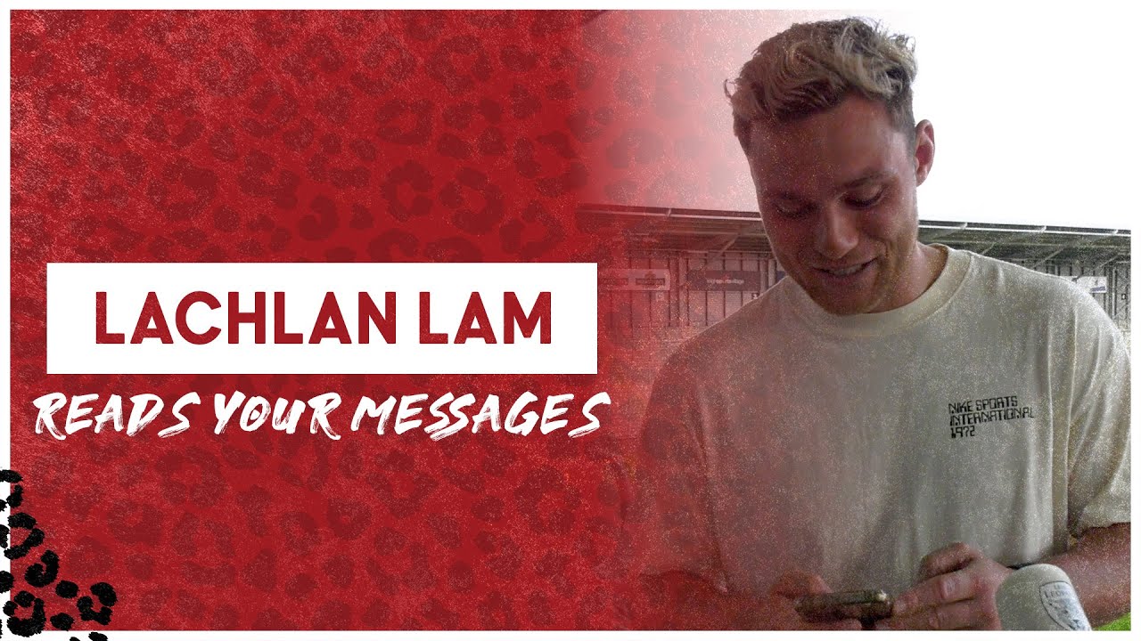 Lachlan Lam reads NICE messages