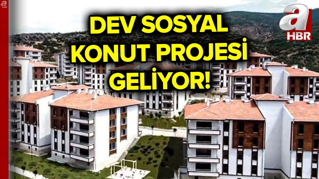 Dev Sosyal Konut Projesi Geliyor... 65 Bin Lira Aidat Mı Olur?  | A Haber