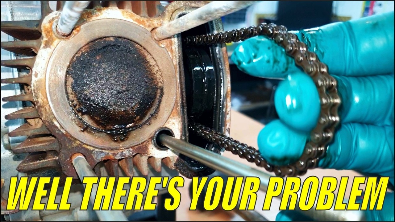 Honda Trail 90 Restoration : Worn Out Engine Teardown