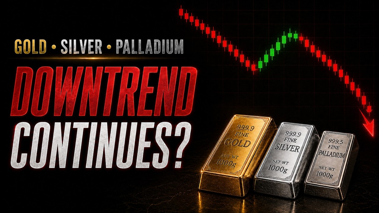 GOLD, SILVER & PALLADIUM | Daily Analysis: Sell-Off Ahead for a Deeper Correction?