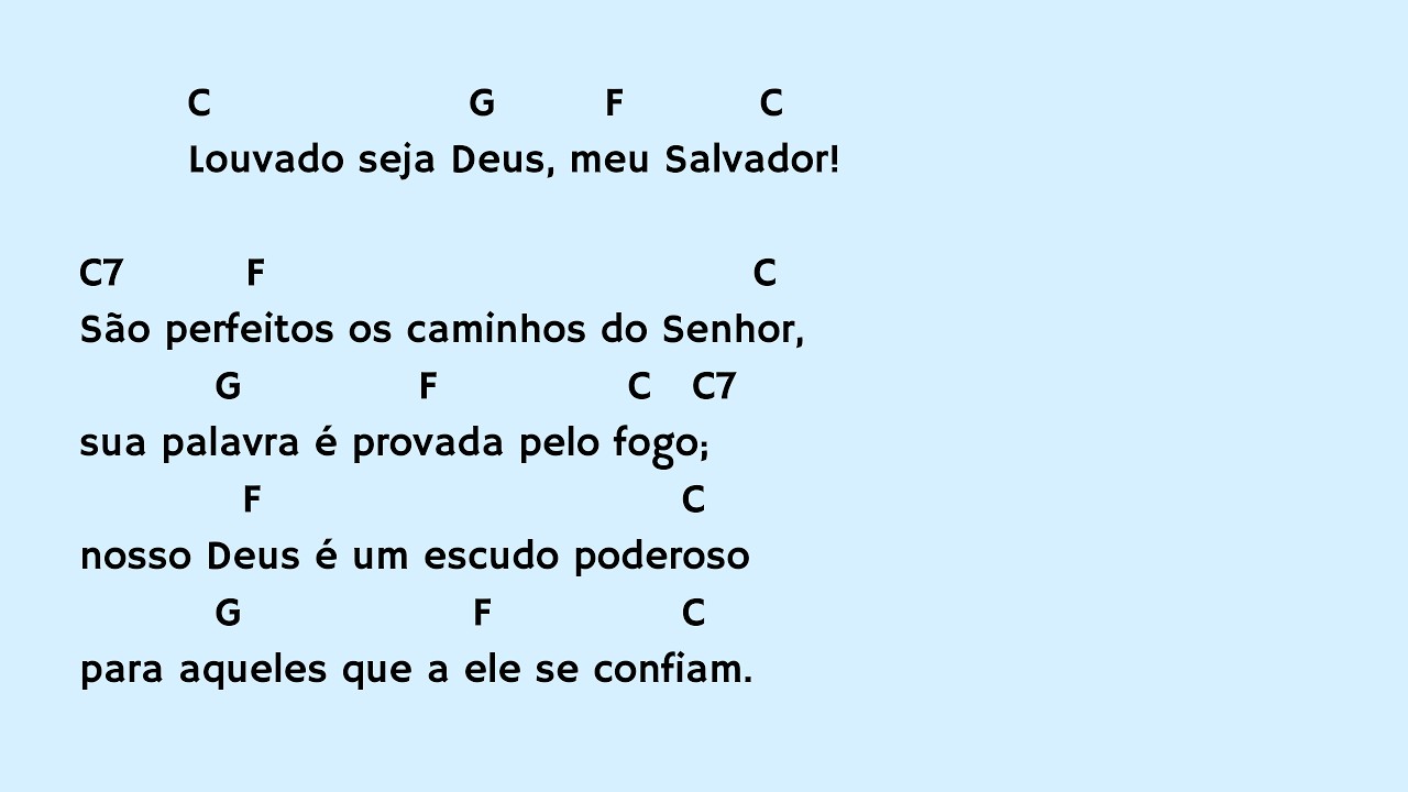 Salmo 17 (18) - Louvado seja Deus, meu Salvador! - 4ª Semana do Tempo Comum, Ano Par (II)