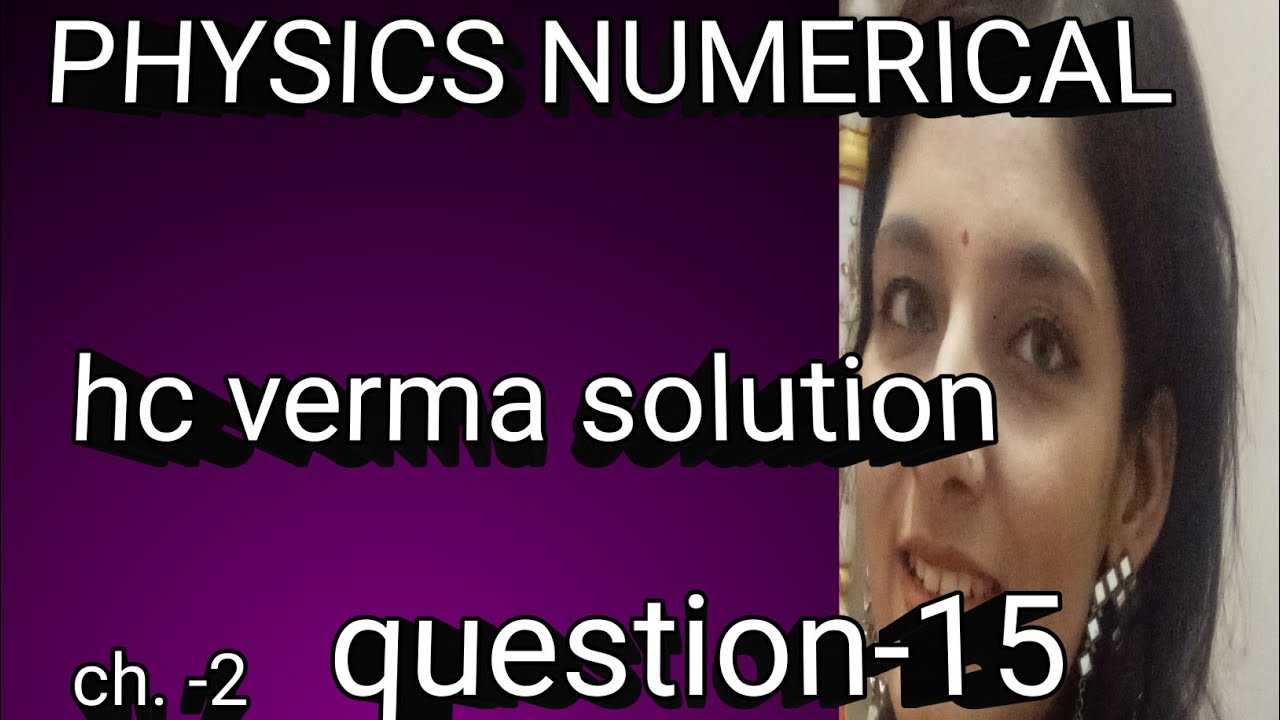 hc verma solution