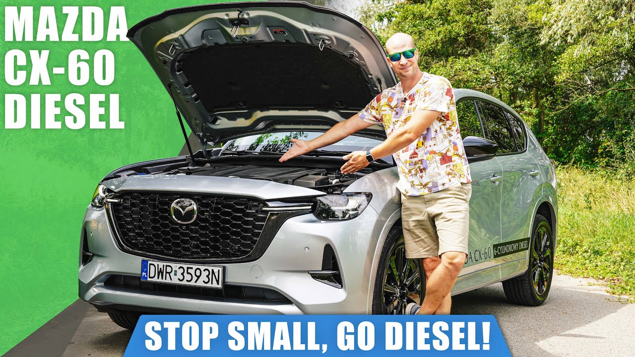 Mazda CX-60 Homura 3.3 E-SKYACTIV D AWD 254KM 2023. Stop Small, Go Diesel !