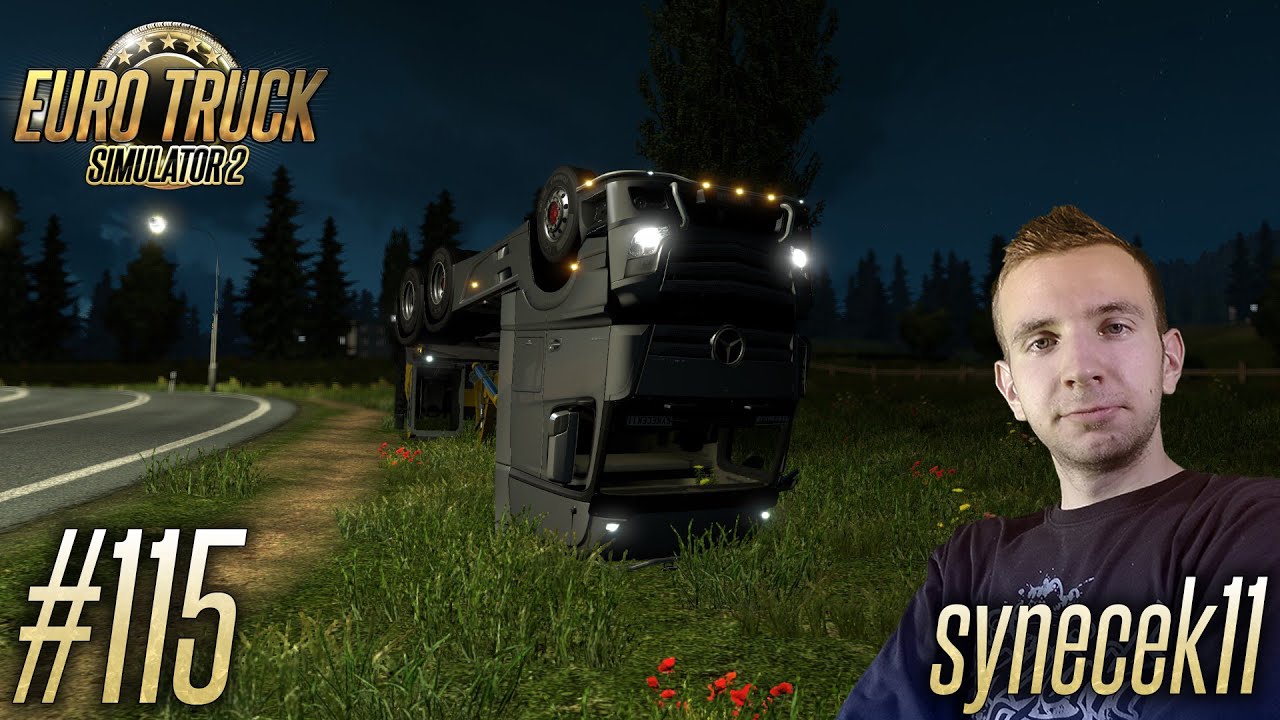 [60FPS] Euro Truck Simulator 2 ► Let's Play Česky ► #115 ► Praha → Uppsala (1/3) ► synecek11