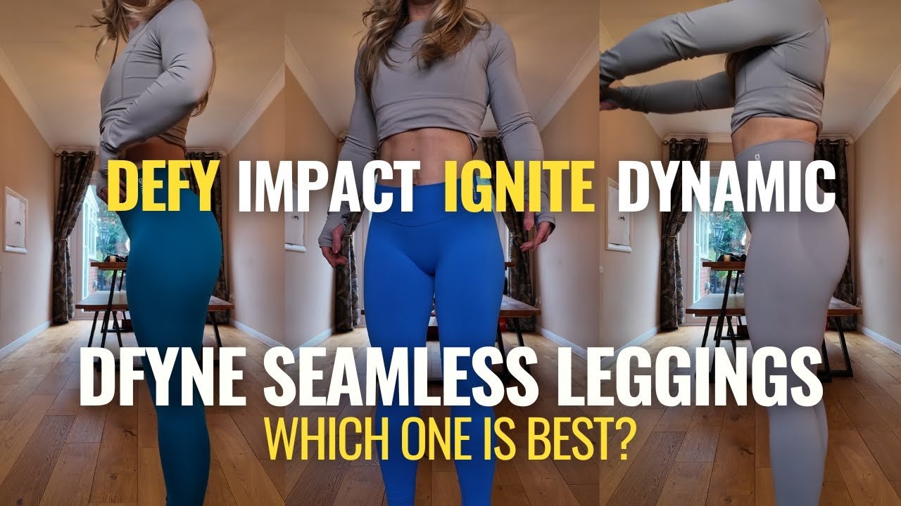 DFYNE SEAMLESS LEGGINGS VS EACH OTHER | HONEST REVIEW & TRY ON | WHICH ONE SHOULD YOU BUY?