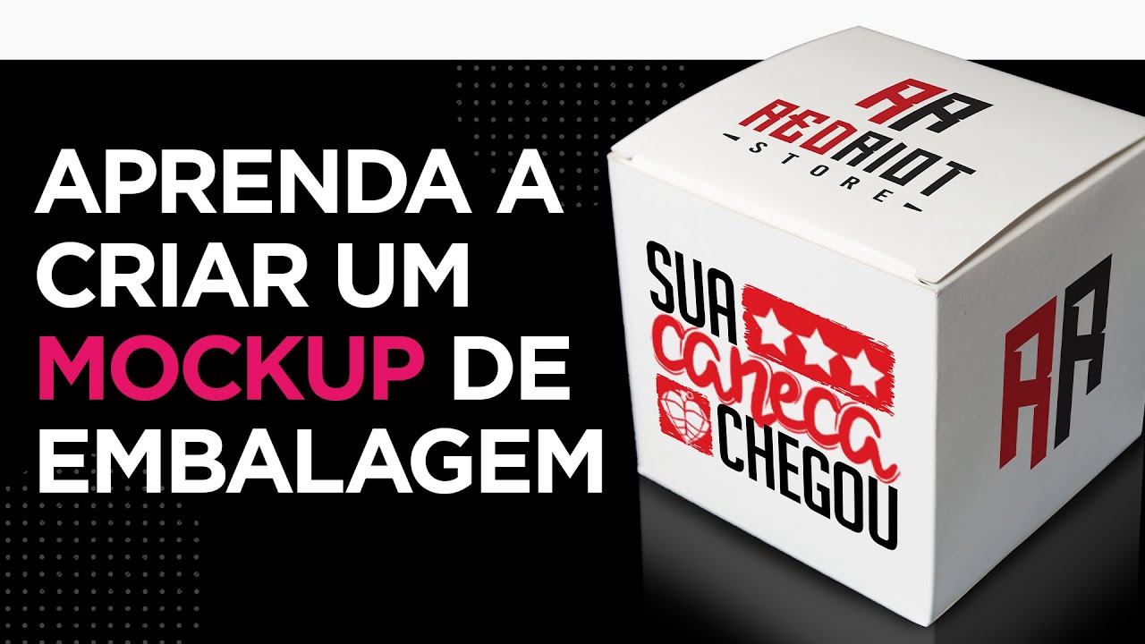 APRENDA A CRIAR UM MOCKUP DE CAIXA NO PHOTOSHOP - TUTORIAL